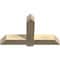 Ekena Millwork Eugene Rough Sawn Timber Gable Bracket, Douglas Fir, 48"W x 28"H x 6"D x 6"F, 14/12 Pitch GBW048X28X0606EUG00RDF - alternate 4